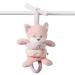 NATTOU ACTION ACTION COUSE made of polyester with vibration function and silicone bite ring fox Alice approx. 22 cm alice and pomme pink toy with vibration function