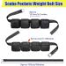 Scuba Weight Belt with 4 Detachable Pockets and Quick-Release Buckle | Adjustable Waist Strap for Diving and Snorkeling | Black - Buy Online on GoSupps.com