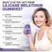 Melatonin Gummies 10mg 20mg for Adults, Extra Strength with L-Theanine, Ashwagandha, Magnesium, Turmeric, GABA, Lemon Balm and Chamomile for Supports Health Circadian Rhythm, Vegan Grape Flavor 60 Count (Pack of 1) - Buy Online on GoSupps.com