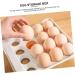 Uonlytech Egg Storage Box Eggs Drawer Thickened Egg Tray Wear-resistant Egg Tray Accessories Multifunction White 21.5x22.5x14cm - Buy Online on GoSupps.com