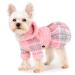 Yikeyo Small Dog Sweater Dress Winter Warm Dog Clothes for Small Dogs Girl Dog Fleece Sweater Pink Fluffy Puppy Hoodies Pet Clothing,Size Medium Medium(5-8lbs) Pink