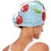 Red Cherry Blue Hair Towel 2 Pack - Super Absorbent Quick Dry Hair Turban for Women & Girls - Buy Online on GoSupps.com