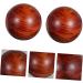 Lurrose 6-Piece Carnival Baoding Balls | Chinese Zen Meditation & Massage Balls - Stress Relief & Hand Training Tools in Rosewood - Buy Online on GoSupps.com