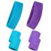 Belerry 6 pieces of welding bands for men and women including 2 pieces of sports foreheads and 4 pieces of bracelets welding tapes blue and purple