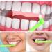 WLLHYF Single Tuft Toothbrush 2 Pieces - Interspace Tuft Brush for Orthodontic Braces - Soft Bristles for Sensitive Gums - Deep Cleaning Manual Toothbrushes - Green Blue - Buy Online on GoSupps.com