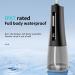 Portable Water Dental Flosser - Cordless Oral Irrigator with 4 Modes 9 Intensities IPX7 Waterproof | Travel-Friendly Teeth Cleaning - Buy Online on GoSupps.com