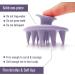 2-Piece Silicone Scalp Massage Brush Set | Mold-Resistant Head Massager for Hair Shampoo - Wakisaki Purple - Buy Online on GoSupps.com