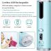 Unbound Cordless Automatic Hair Curler - Wireless Auto Curling Iron, Portable USB Rechargeable, Fast Heating for Long Hair in Blue - Buy Online on GoSupps.com