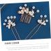 FOMIYES Wedding Decoration 1 Set Bridal Hairpin Alloy Vintage Asia Bride Rhinestone Hair Clip - Buy Online on GoSupps.com