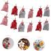 KONTONTY 1 Set Christmas Calendar Bag Christmas Cloth Bags Diy Advent Calendar Bags Xmas Drawstring Bags - Buy Online on GoSupps.com
