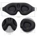 Sleep Eye Mask for Men Women - 3D Contoured Cup Sleeping Mask Concave Molded Night Eye Mask for Sleeping Block Out Light Soft Comfortable Sleep Mask for Yoga Nap Travel Black - Buy Online on GoSupps.com
