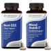 LifeSeasons Rest-ZZZ + Mood Stabili-T Bundle Natural Sleep & Mood Support Fall Asleep & Stay Asleep Promote Calmness Balanced Mood & Happiness Low Dose Melatonin Rhodiola 60 Capsules Each