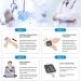 Ruord Large LED Backlit Blood Pressure Monitor - Adjustable Wrist Cuff, 99 Reading Memory, Irregular Heartbeat Indicator - Automatic Digital BP Monitor for Home Use - Black - Buy Online on GoSupps.com