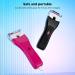 Qukaim Heated Eyelash Curler Heated Eyelash Curler Rechargeable LED Lighting Handheld Electric Lash Heating Curler Rose Red - Buy Online on GoSupps.com