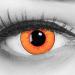 Meralens colored orange contact lenses 1 pair of overwatch tracer circle lenses heroes of cosplay strongly opaque.Month lenses for Halloween Mardi Gras Carnival with a free lentil container - without strength