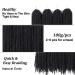 4 Packs Afro Kinky Braiding Hair Extensions - 20 Inch Black Synthetic Twist Crochet Braids - Buy Online on GoSupps.com