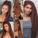 Shop Brown Jumbo Braiding Hair - 24 Kanekalon Synthetic Braids (6 Pieces) for Box Braids | International Shipping Available - Buy Online on GoSupps.com