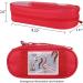 Pojagu EpiPen Medical Carry Case - Insulated Portable Medication Holder for EpiPens, Auvi-Q, and Asthma Inhaler - Red - Buy Online on GoSupps.com