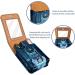 Travel Lipstick Organizer Case | Portable Makeup Bag with Mirror | Forest White Feather Dream Catcher | International Shipping Available - Buy Online on GoSupps.com