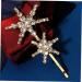 Ipetboom 1 Set Starfish Hairpin Bling Hair Pin Kids Hair Accessories Hair Jewelry Women Headdress Rhinestone Headpiece for Women Hair Clip for Wedding Miss Hair Fork Fashion Rhinestones - Buy Online on GoSupps.com