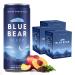Blue Bear Melatonin Sleep Drink Sleep Tea for Bedtime Support White Peach Tea with Melatonin 5mg Lavender Ashwagandha - 8.4 Oz - Pack Of 12