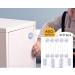10-Piece Child Lock Set - Secure Cabinets & Drawers for Baby - Easy Adhesive Installation - No Drilling Needed - Buy Online on GoSupps.com
