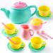 Joyin tea service children set play kitchen accessories tea set tea party children's kitchen children's tableware Role playing gift for children from 3 4 5 6 years pretend play tea party