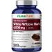 NusaPure White Willow Bark 4000mg 200 Veggie Capsules Max Strength Non-GMO Bioperine Herb Extract
