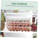 34 Egg Preservation Box Plastic Container Fridge Egg Holder Tray Plastic Egg Tray With re-usable - Buy Online on GoSupps.com