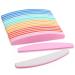 20 Count Nail Files and Buffers Kit 100/180 Grit Double Sided Emery Boards and Nail Sanding Sponges for Acrylic Nails and Natural Nails