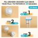 COOL KNIGHT 2-in-1 Pill Cutter, Splitter, Crusher & 2x Daily Pill Box - White - Buy Online on GoSupps.com