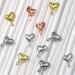 20pcs 3D Alloy Heart Nail Charms - Droplets Lava Heart Shape Art Charms for Nails - Punk Chrome Charms - Irregular Molten Love Metal Jewelry & Accessories - Buy Online on GoSupps.com
