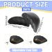 2 Pairs Shoe Filler Inserts - Perfect Fit for Loose Shoes Big Toe Fillers for High Heels & Leather Shoes - Padded Insoles in Black & Pink - Buy Online on GoSupps.com
