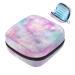 Galaxy rainbow pink pattern sanitary napkins storage bag menstruation pad bag pocket portable menstrual cup pocket with zipper for teenage girls women women women