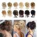 Hair Part Hair Tie Updos & Messy Bun Scrunchy Extensions for Women | Curly Wavy Tousled Updo (#60 Blonde) - Buy Online on GoSupps.com