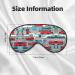 I Like London Print Sleep Eye Mask | Soft Eye Cover for Travel & Naps - Perfect for Women & Men - Buy Online on GoSupps.com