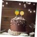 Abaodam 72 Pcs Lemon Cake Toppers Birthday Toppers for Cakes Birthday Cupcake Topper Summer Decor Summer Ornaments Birthday Cake Toppers Gold Decorations Gold Trim Baby Paper Cup Props - Buy Online on GoSupps.com