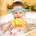 Kids Bath Shower Cap - Blue Shampoo Bath Visor for Toddlers, Infants - Hair Washing and Eye Protection - Buy Online on GoSupps.com