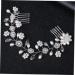 Angoily Hair Comb Bride Hair Side Comb Wedding Hair Clip Crystal Flower Comb Bridal Headpieces for Wedding Bridal Hair Accessories Bridal Hair Pin Pearl Miss Alloy Twist Beads - Buy Online on GoSupps.com