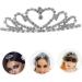Lurrose Princess Crown Comb Rhinestone Tiara Comb Mini Crystal Crown with Comb for Women Girl Wedding Birthday Party - Buy Online on GoSupps.com