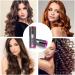 Cordless Hair Curler - USB Rechargeable Automatic Curling Iron with 6 Temp Settings & Fast Heating - Portable Wave Wand for Travel - Buy Online on GoSupps.com