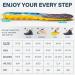 Buy New Memory Foam Insoles for Men & Women | Comfort Shoe Inserts for Foot Pain Relief & Shock Absorption - Trim Fit Yellow (38-24cm - Buy Online on GoSupps.com