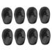 CLISPEED 8 pi ces Protection Oreilles Silicone pour Coloration Capillaire Lot de Couvre Oreilles pour Salon de Coiffure Accessoire Pratique et R utilisable