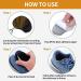 4 Pairs Heel Grips Inserts - Anti Blister Cushion Pads for Loose Shoes & Boots | Reusable Heel Protectors for Men & Women - Buy Online on GoSupps.com