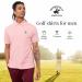 3 Pack Men's Short Sleeve Pique Polo Shirts (S-XL) - Coral Red, Denim, Grey - Golf Polos - Buy Online on GoSupps.com