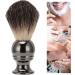Portable Stainless Steel Shaving Brush (Gun Color) for Men | Premium Beard & Salon Brush - Buy Online on GoSupps.com