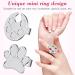 GALPADA Palette Annulaire 4 Pi ces pour Vernis Ongles Supports Argent s Accessoires Nail Art Ongles Professionnels et Amateurs - Buy Online on GoSupps.com