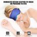 Cavoilu Cooling Silk Sleep Mask with Gel Eye Mask - Hot & Cold Eye Masks for Dark Circles, Puffiness - Blindfold Eye Cover for Home, Office, Travel - Blue - Buy Online on GoSupps.com