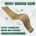 Runature Real Hair Extensions - 40cm Blonde Highlight Tresses 100g for Sewing - Premium Quality - Buy Online on GoSupps.com