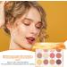 Colorful Eyeshadow Palette | 12 Colors Matte Yellow Glitter Eyeshadow Multifunctional Waterproof High Brightness Cosmetics Eyeshadow Supplies for Eye Makeup Long Lasting for Boys Teens Littryee - Buy Online on GoSupps.com